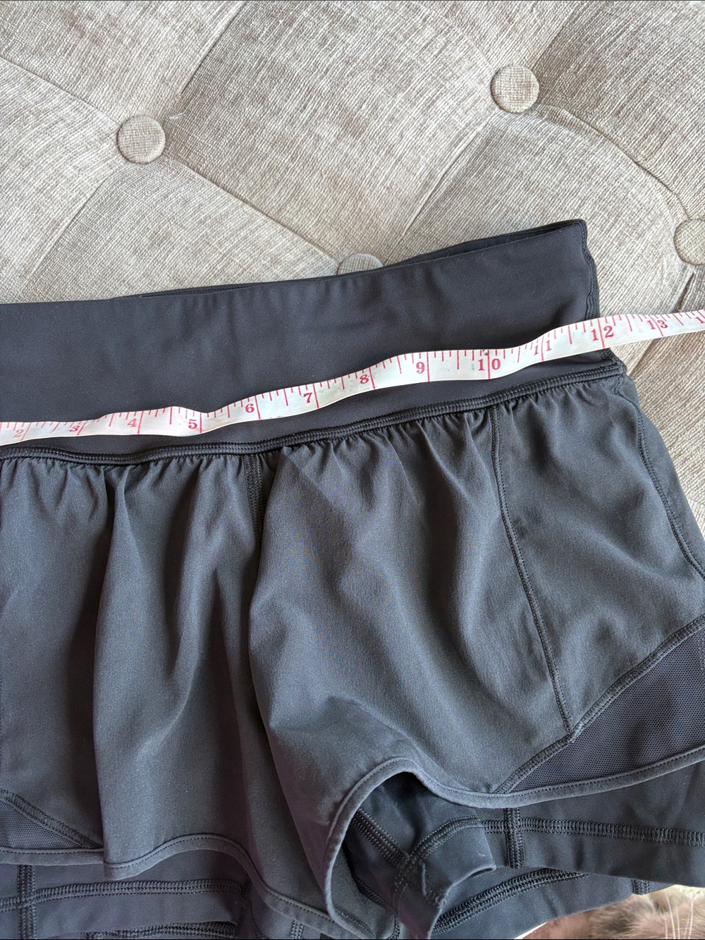 Lululemon Athletica Black Run/Train Athletic Shorts - Picture 6 of 8
